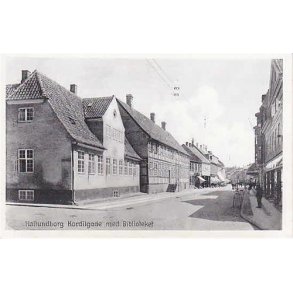 Kallundborg. Kordilgade med Biblioteket. St.30