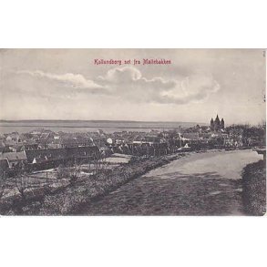 Kallundborg.Set fra M&oslash;llebakken. WKF 2178