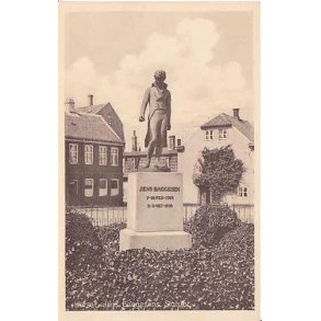 Korsr- Jens Baggesens Statue -  Z. 9