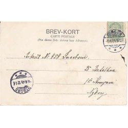 Hilsen fra Kors&oslash;r - Kors&oslash;r Havn. 1905