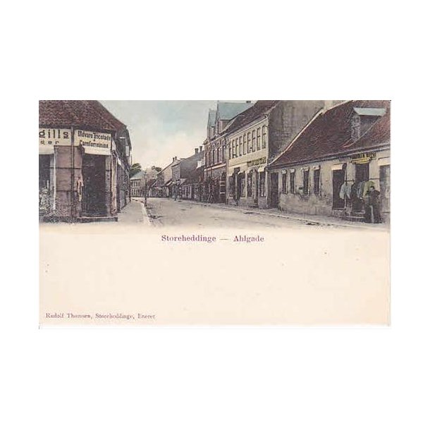 Storehedinge - Ahlgade . R.T. Eneret