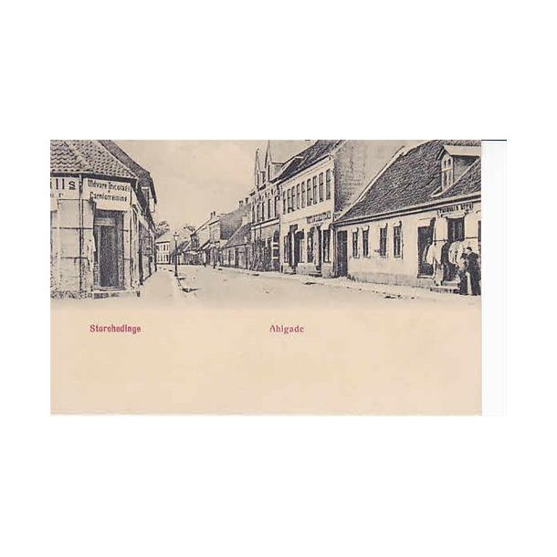 Storehedinge - Ahlgade . R.T. Eneret