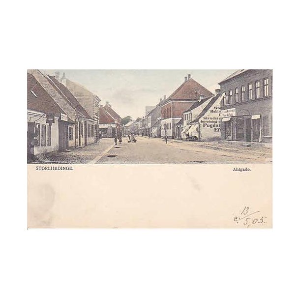 Storehedinge - Ahlgade . R.T. Eneret.