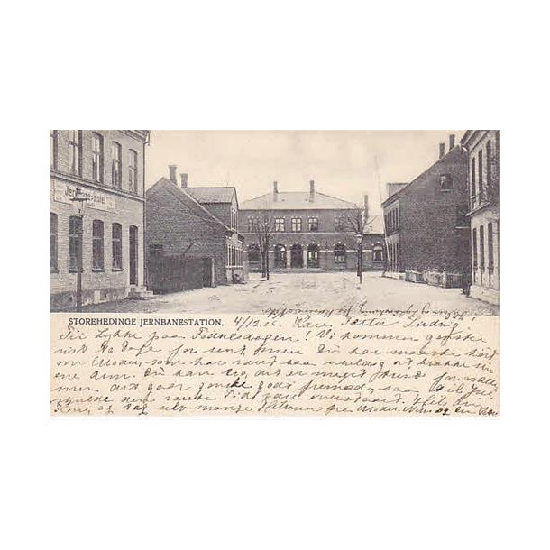 Storehedinge Jernbanestation - P.A. 2404
