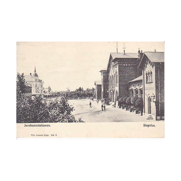 Jernbanestationen - Slagelse - V.J. 294E