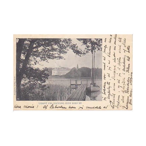 Udsigt fra Egevang over Sor&oslash; S&oslash;. S.u/n