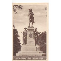 Ludvig Holbergs Statue i Akademihaven - Larsen u/n - Ubrugt