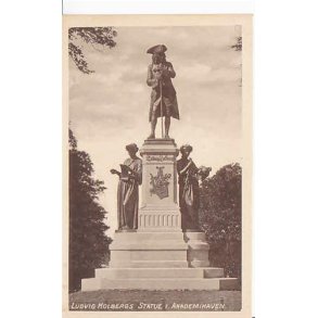 Ludvig Holbergs Statue i Akademihaven - Larsen u/n - Ubrugt