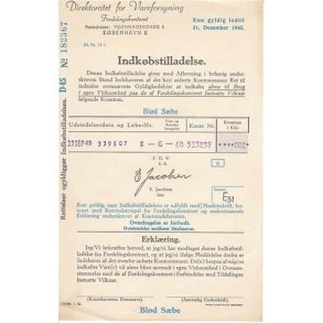 Indk&oslash;bstilladelse - Bl&oslash;d S&aelig;be