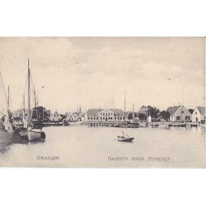 Drag&oslash;r - Havnen med Hotellet - St.6762