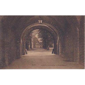 Sorø - Udsigt fra Klosterporten til Akademihaven.