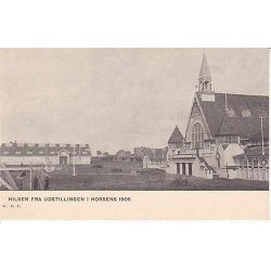 Hilsen fra Udstillingen i Horsens 1905. WKF