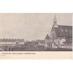 Hilsen fra Udstillingen i Horsens 1905. WKF