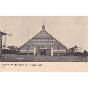 Hilsen fra Udstillingen i Horsens 1905. WKF