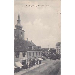 S&oslash;ndergade og Torvet Horsens - Eneret 1894