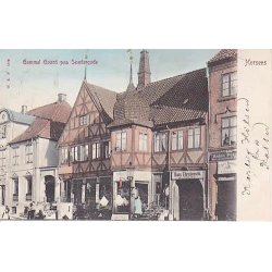 Gammel gaard p&aring; S&oslash;ndergade. WKF 1826