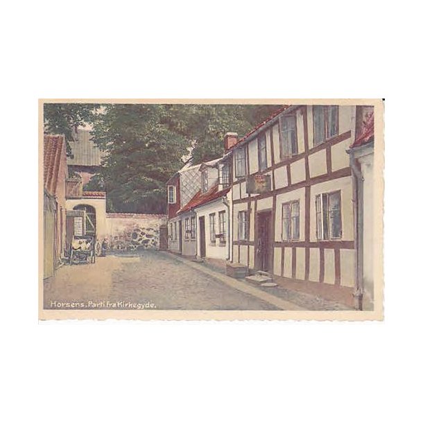 Horsens -  Parti fra Kirkegyde - St. Eneret