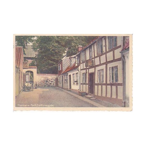 Horsens -  Parti fra Kirkegyde - St. Eneret