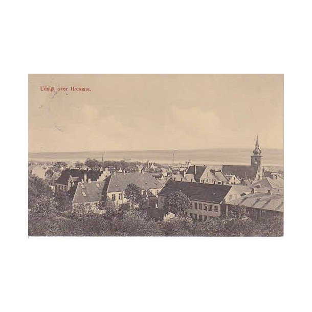 Udsigt over Horsens - J.B. 2436