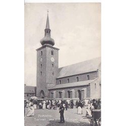 Horsens -  Torvet med Frelser Kirken -N.J.u/n