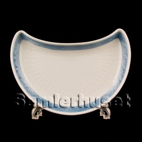 Blå Vifte Asiet Måneformet