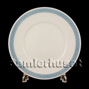 Blå Vifte Fad Rundt 28 cm.