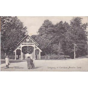 Horsens - Indgang til Caroline-Amalielund.St. 7827