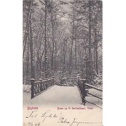 Bygholm - Broen op til Gartnerhuset, Vinter
