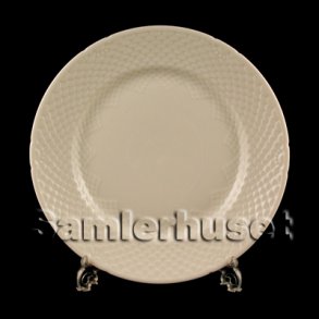 Elegance Creme Tallerken Flad 24 cm.
