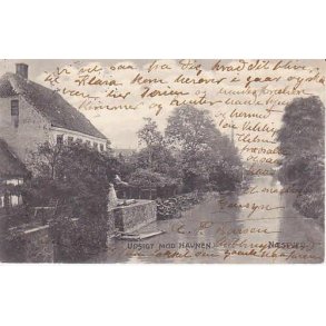 Næstved - Udsigt mod Havnen. J.R. u/n