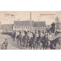 N&aelig;stved - Axeltorvet med Dragonerne - WKF 254