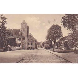 Herlufsholm - Parti med Kirken og Rektor-Boligen