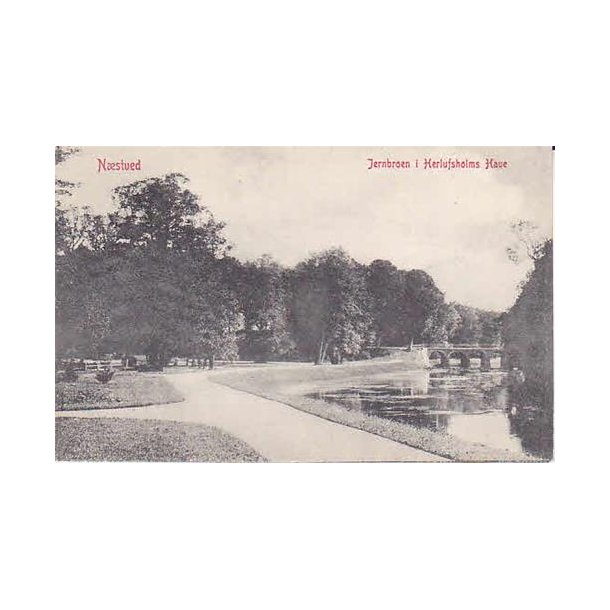 Nstved- Jernbanebroen i Herlufsholms Have.