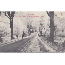 Herlufsholm, Alleen med jerbroen, Vinter