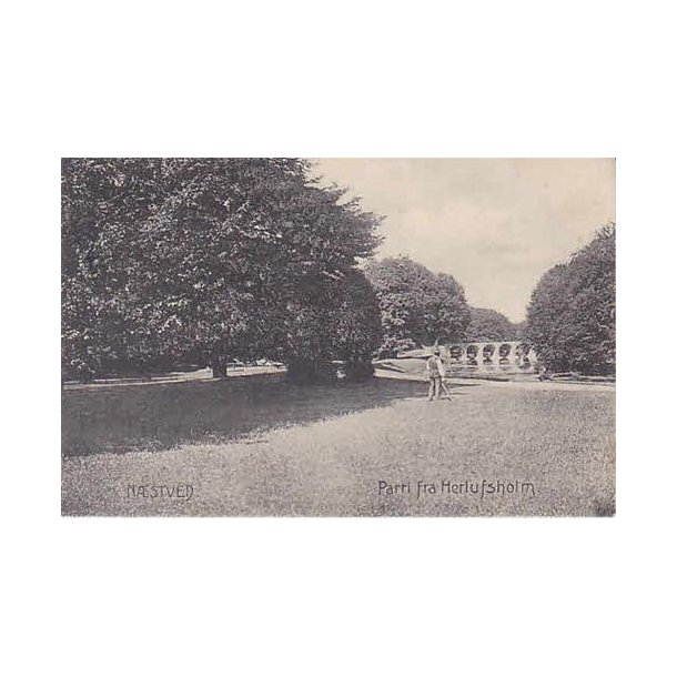 Nstved - Parti fra Herlufsholm. Meesenborg u/n.