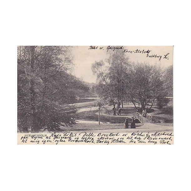 Herlufsholm. Parti fra Haven - P.A. 1511