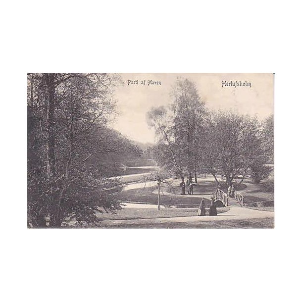 Herlufsholm. Parti fra Haven - P.A. 1511