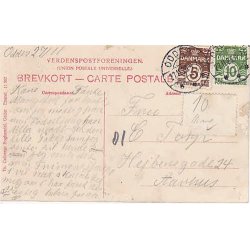 Odder - Udsigt fra M�llebakkens Pavillon - Th.C.