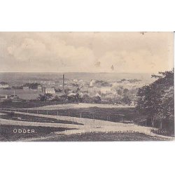 Odder - Udsigt fra M�llebakkens Pavillon - Th.C.