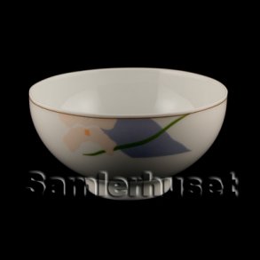 Blå Orkide Morgenmadsskål 6x12 cm.