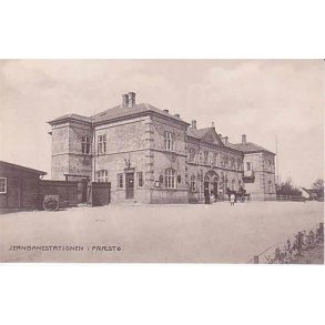Jernbanestationen i Præstø -A.J. 18362