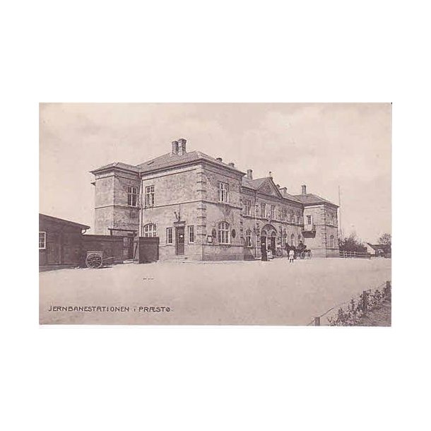 Jernbanestationen i Pr&aelig;st&oslash; -A.J. 18362