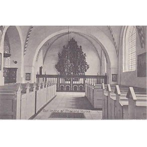 Det indre af Præstø Kirke - A.J. 16519