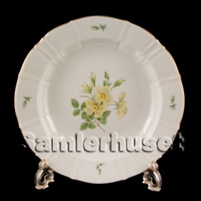 Klitrose Tallerken Dyb 21 cm.