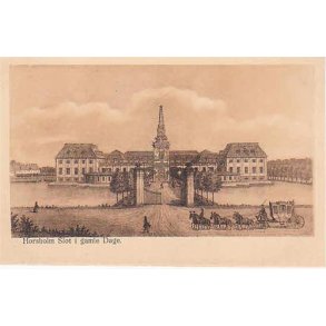 H&oslash;rsholm Slot i gamle dage. A.V. 389