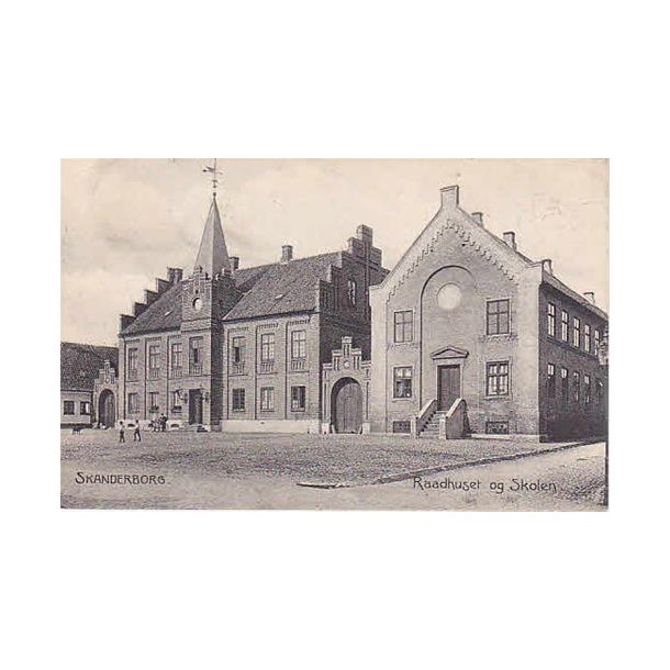 Skanderborg - Raadhus og Skolen - St.3909