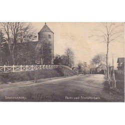 Skanderborg - Parti ved Slotskirken -u/n
