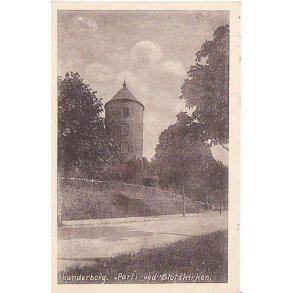 Skanderborg - Parti ved Slotskirken -J.F.B. u/n