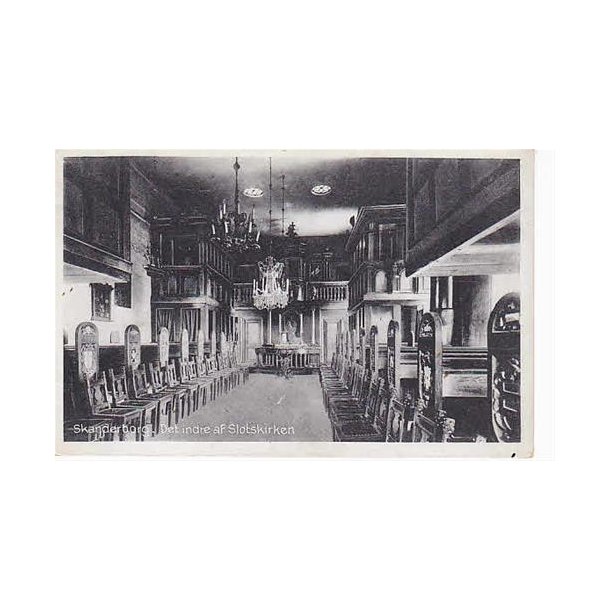 Skanderborg - Det indre af Slotskirken - J.F.B.