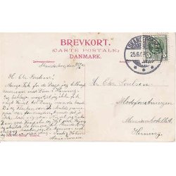 Skanderborg set fra Spadserestien til S&oslash;lund -J.F.